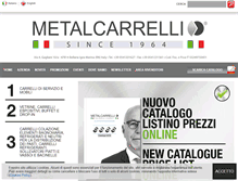 Tablet Screenshot of metalcarrelli.com